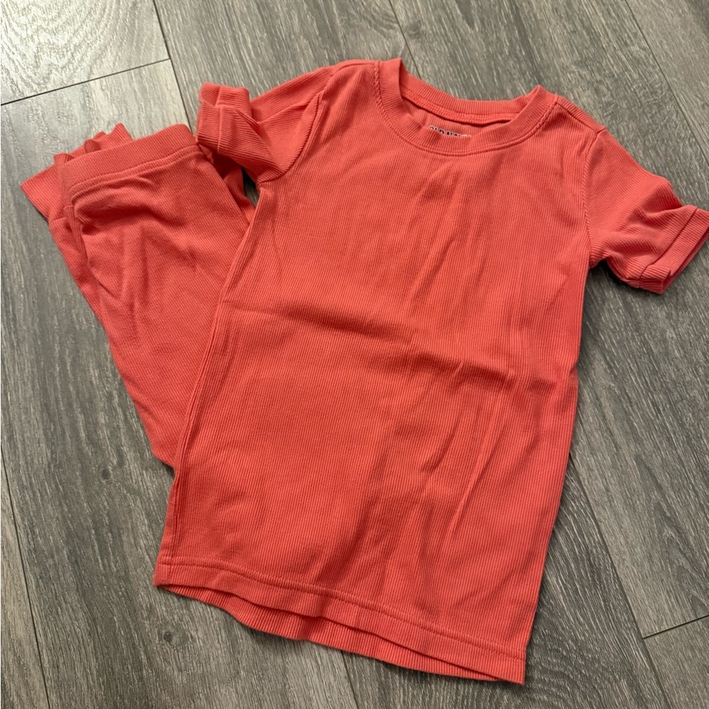 Old Navy Red Pajama Set Soft and Lightweight